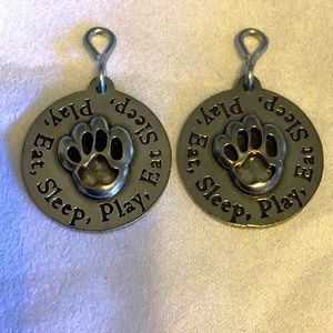 NEW LOT X 2 DOG CHARMS/TAGS❤️🐾🐾❤️